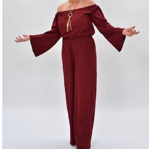 Wine Jumpsuit
